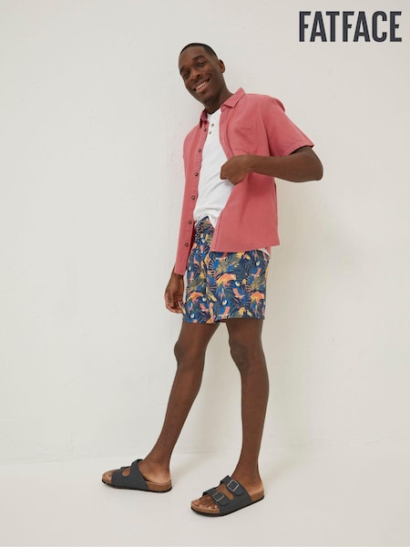 FatFace Blue Trevose Parrot Swim Shorts (D70273) | €27