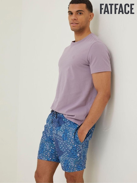 FatFace Blue Trevose Patchwork Swim Shorts (D70274) | €27