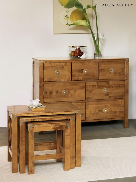 Laura Ashley Honey Gold Balmoral Nest of Table (D70306) | €675