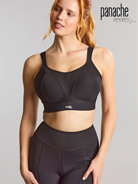 Black - Panache Boundless Non Wired Padded Sports Bra