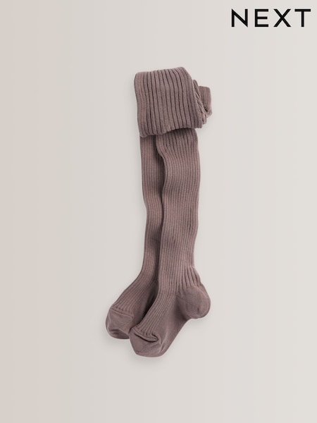 Light Purple Cotton Rich Rib Tights (D71630) | € 4 - € 7