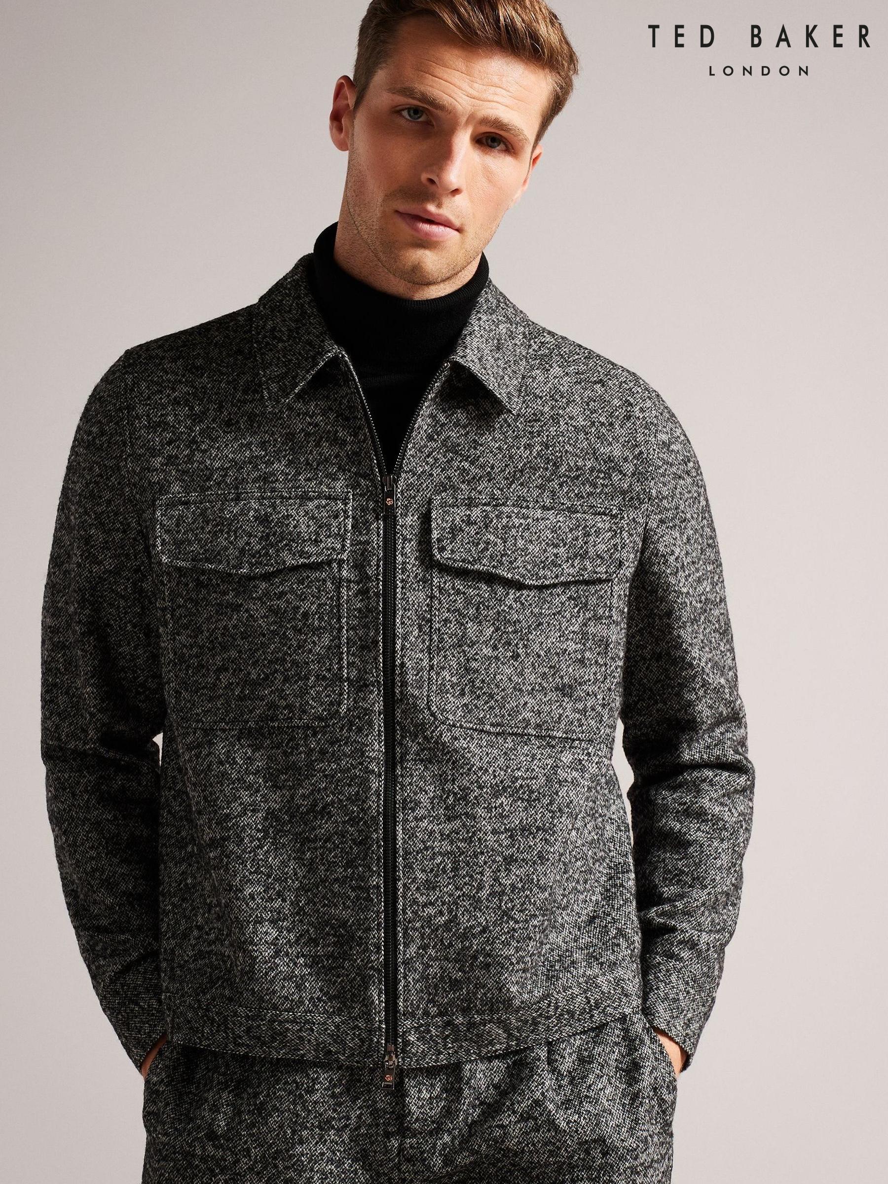 Men s Jackets Ted Baker Black Coatsandjackets Next Luxembourg