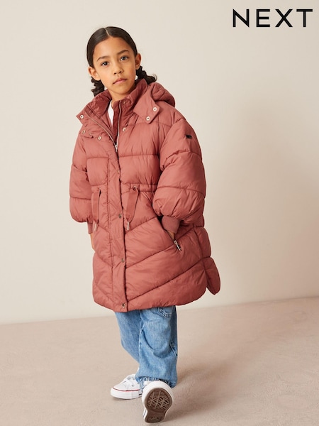 Clay Shower Resistant Poncho Padded Coat (3-16yrs) (D71752) | €23 - €28