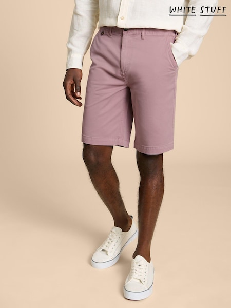 White Stuff Pink Sutton Organic Chino Shorts (D71933) | €34