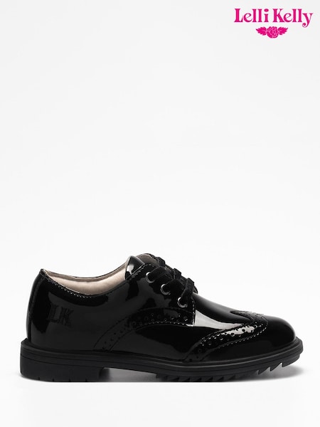 Lelli Kelly Miss Lace Black Brogues (D72017) | AED174