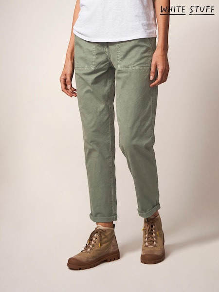 White Stuff Green Twister Chinos (D72044) | €34