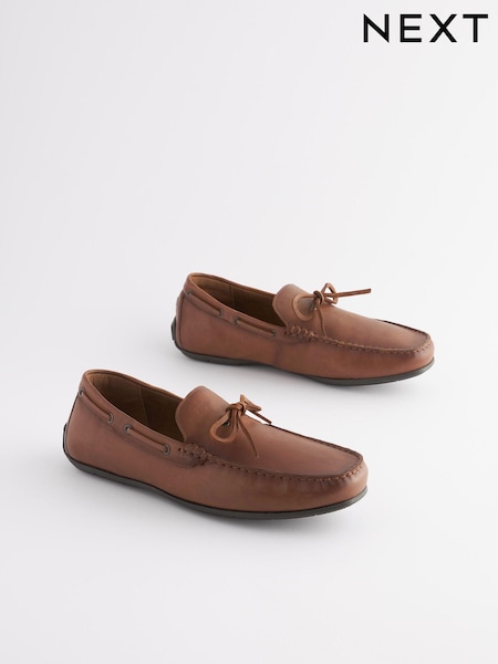 Rjava - Leather Driving Shoes (D72262) | € 28