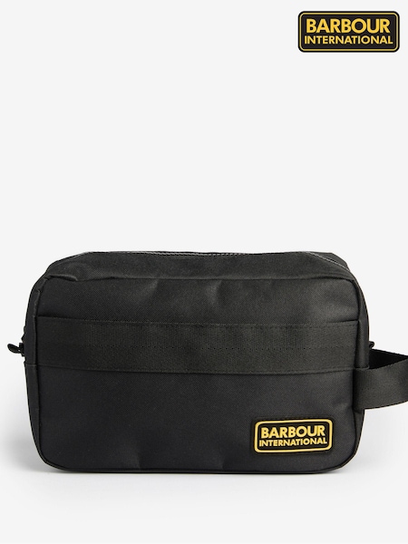 Barbour® International Knockhill Black Washbag (D72272) | €47