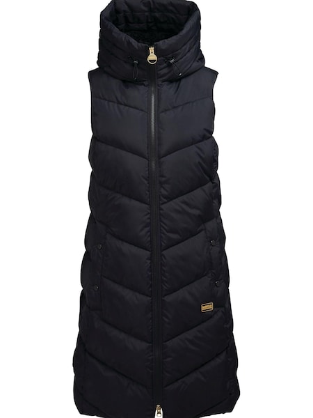 Barbour International® Boston Longline Black Gilet (D72307) | €69