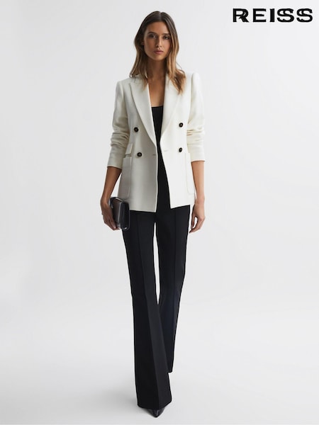 Normală - Reiss Larsson Double Breasted Twill Blazer (D72423) | 2,459 LEI