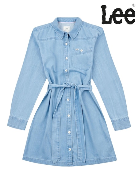 Lee Girls Blue long sleeves Western Dress (D72741) | €41.50 - €49.50