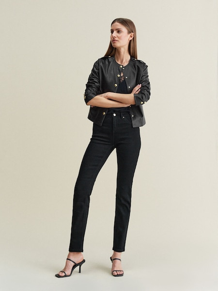 Black Slim Supersoft Jeans (D73433) | 117 QAR