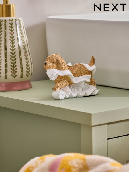 Cockapoo Toilet Roll Bathroom Ornament