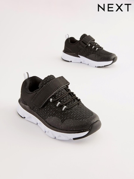 Black Elastic Lace-Up Sports Trainers (D74277) | €21 - €27