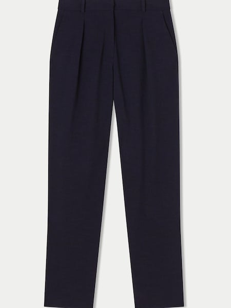 Jigsaw Blue Crosshatch Logan Trousers (D74520) | €66