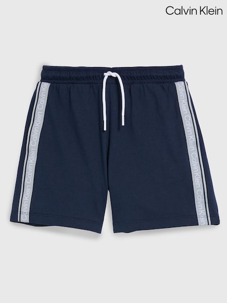 Calvin Klein Boys Navy Blue Logo Tape Beach Short (D74761) | € 27