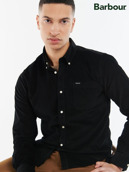 Barbour® Black Ramsey Cord Long Sleeve Shirt (D74973) | €44.50
