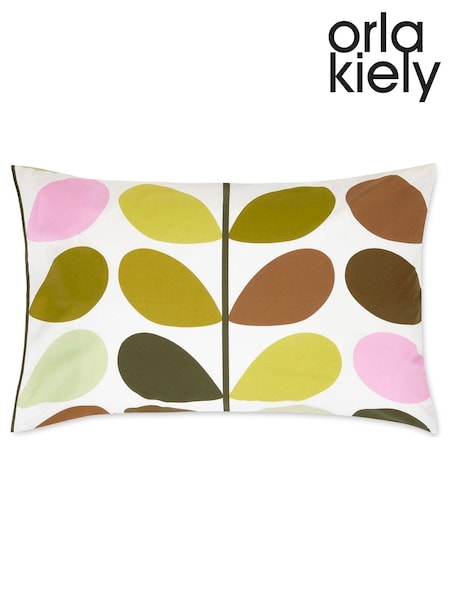 Orla Kiely Set of 2 Green Multi Stem 100% Cotton Pillowcases (D75142) | 1,322 UAH