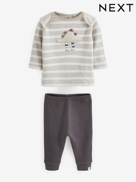 Neutral Dinosaur Baby Top and Leggings 2 Piece Set (D75199) | €7.50 - €8.50