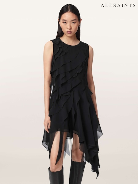 Black - Allsaints Angie Dress