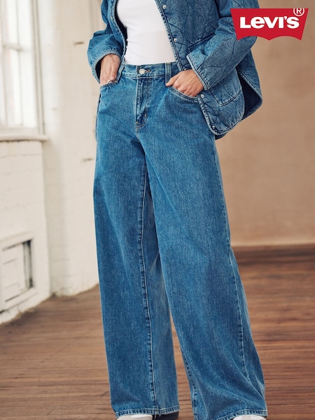 Levi's® Mid Blue 94 Baggy Wide Leg 100% Cotton Jeans (D75492) | €93