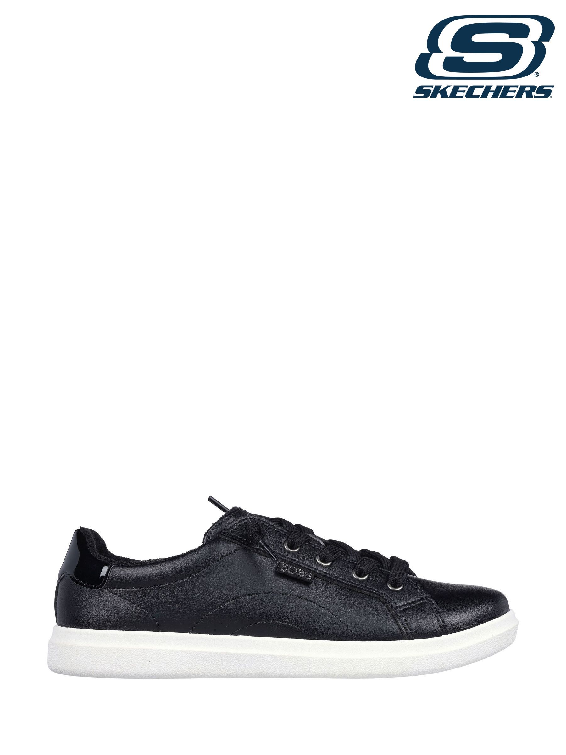 Black flat trainers womens on sale