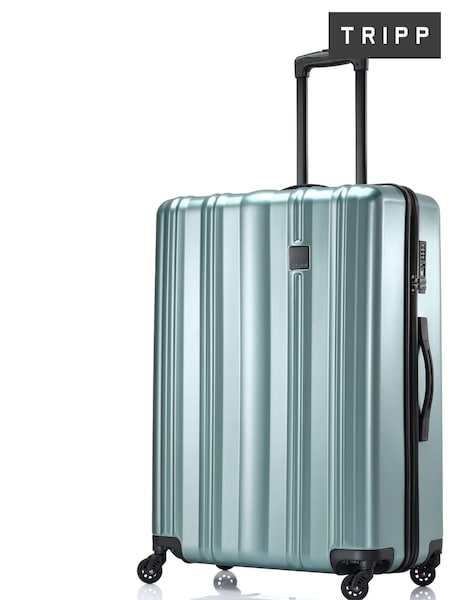 Tripp Mint Green Retro Large 4 Wheel 76cm Suitcase With TSA Lock (D76474) | €99