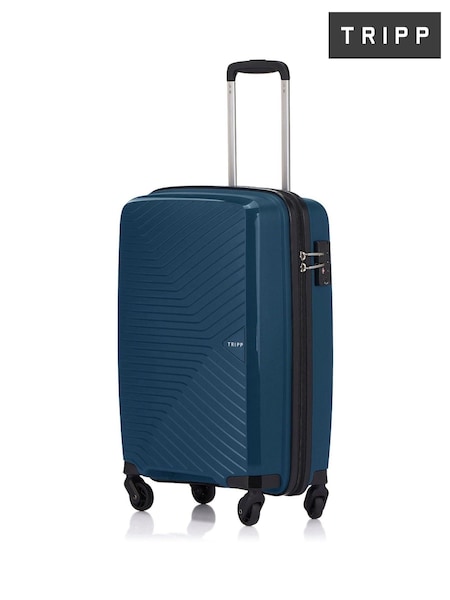 Navy Blå - Tripp Chic Cabin 4 Wheel 55cm Suitcase (D76489) | kr1 040