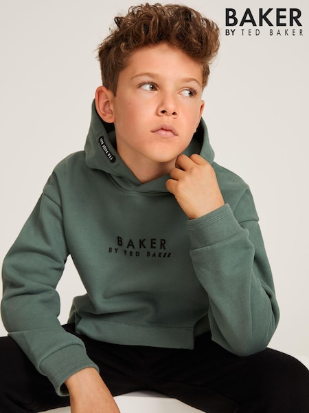 Grün - Baker by Ted Baker Kapuzenpullover aus 100% Baumwolle (D76818) | 24 € - 27 €