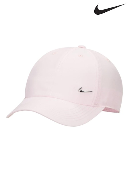 Vaaleanpunainen - Nike Dri-FIT Kids Club Unstructured Metal Swoosh Lakki (D77145) | €28