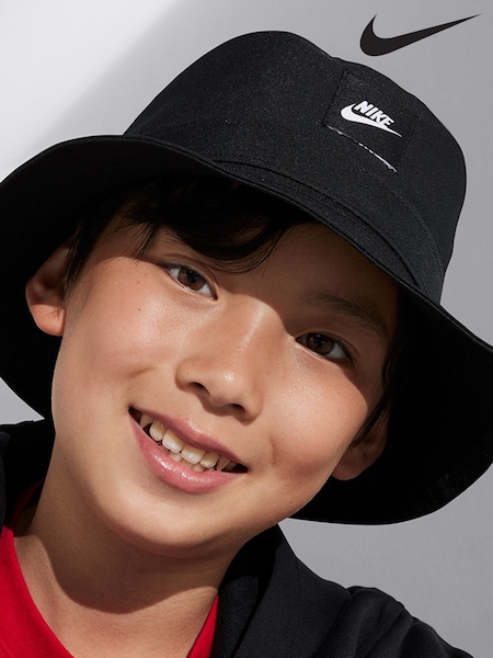 Czarny - Nike Apex Futura Bucket Kids Hat (D77167) | 145 zł