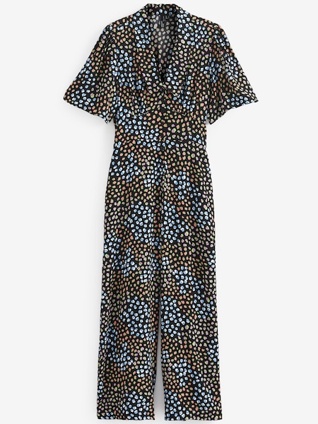Nobody's Child Blue Daisy Jumpsuit (D77360) | €37