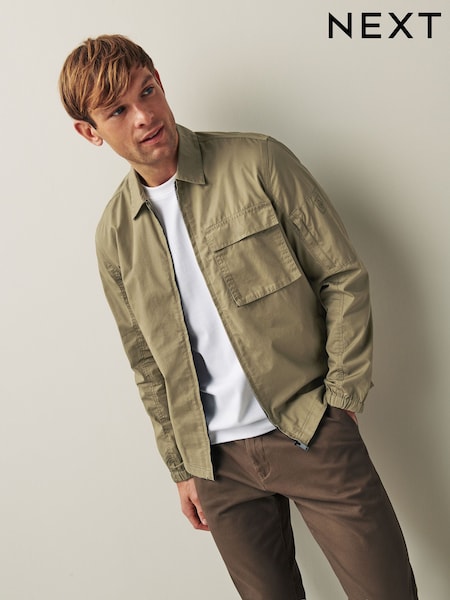 zelena - Zip Through Shacket (D77446) | € 27