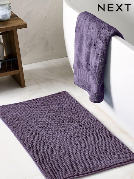 Plum Purple Bobble Bath Mat (D78001) | $18