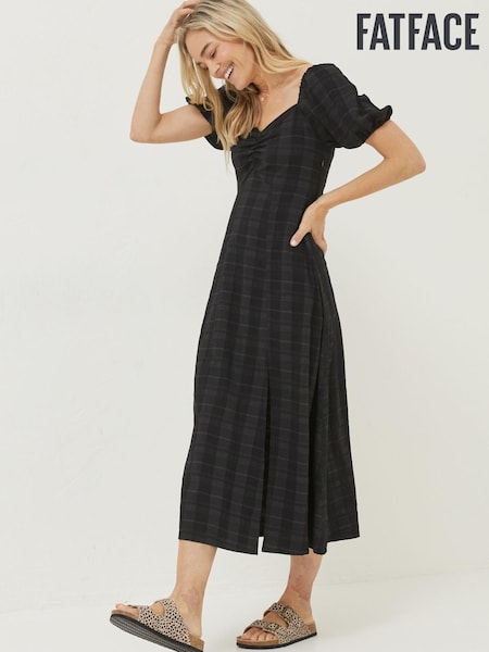 FatFace Black Midi Tania Dress (D78311) | €46