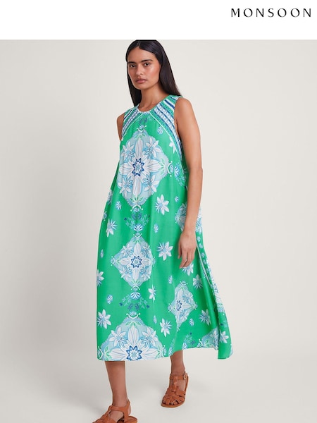 Monsoon Blue Louise Scarf Dress (D78348) | €43