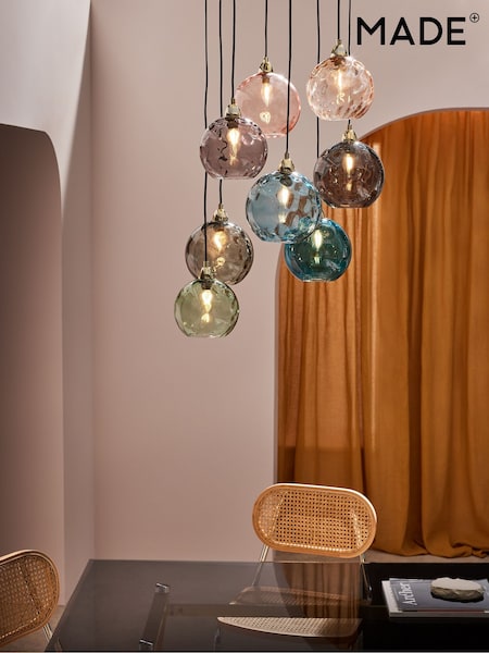 MADE.COM Multi Ilaria 8 Light Cluster Pendant Ceiling Light (D78384) | €550