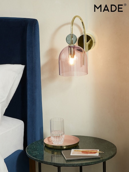MADE.COM Green Multi Whitney Wall Lamp (D78430) | €108