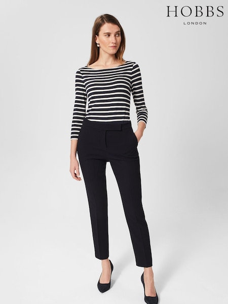 Hobbs Navy Blue Petite Mia Trousers (D78463) | €126