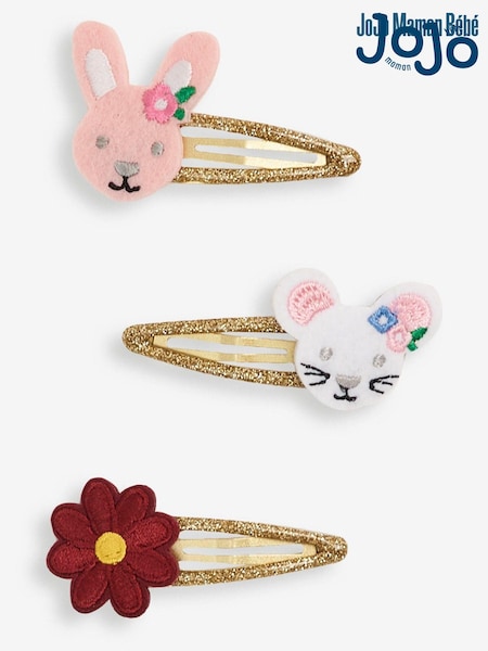 JoJo Maman Bébé Bunny 3-Pack Character Clips (D78615) | €10
