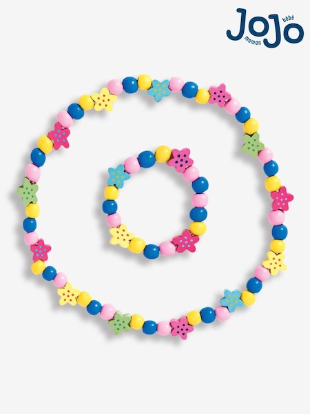 JoJo Maman Bébé Pink/Yellow Toddler Necklace Set (D78623) | €10