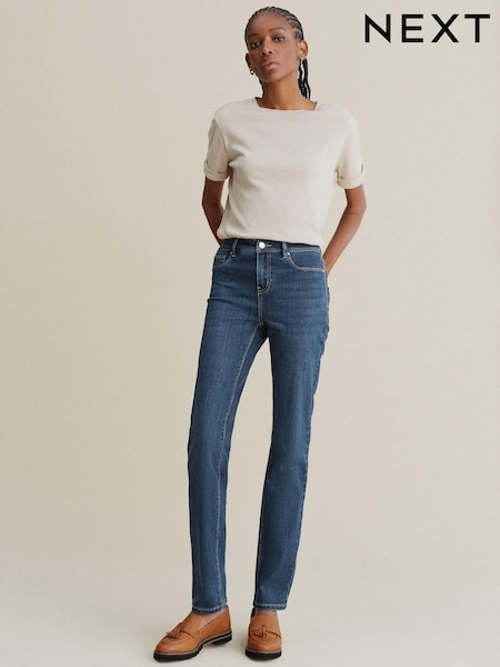 Dark Blue Power Stretch Slim Denim Jeans (D78837) | €14