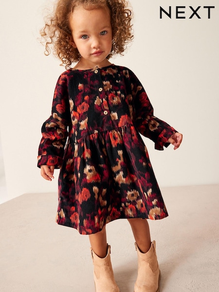 Animal iz rebrastega žameta s potiskom - Relaxed Dress (3mths-8yrs) (D78875) | € 12 - € 15