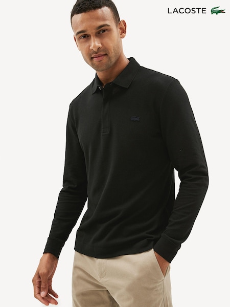 Lacoste Tonal Logo Long Sleeve Polo Shirt (D78927) | €140