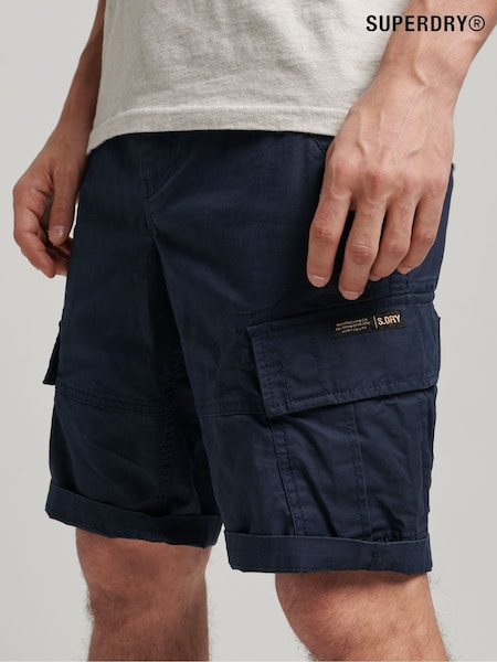 Superdry Navy Vintage Logo Cargo Shorts (D78975) | R$ 495