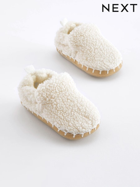 Neutral Cosy Slip-On Baby Shoes (0-18mths) (D78986) | 5,980 Ft