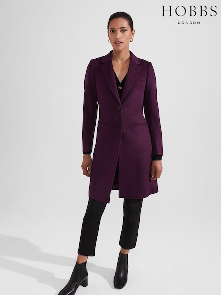 Hobbs Purple Tilda Coat (D78991) | €185