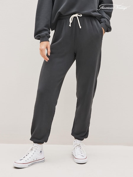 American Vintage Tapered Leg Black Joggers (D79016) | €61