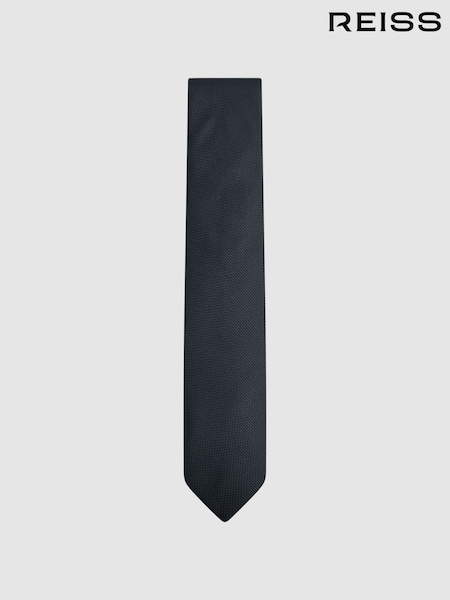 Laivasto - Reiss Ceremony Textured Silk Blend Tie (D79038) | €76