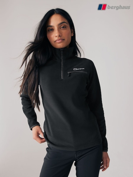 Berghaus Black Womens Prism 2.0 Micro Half Zip Fleece (D79155) | €92
